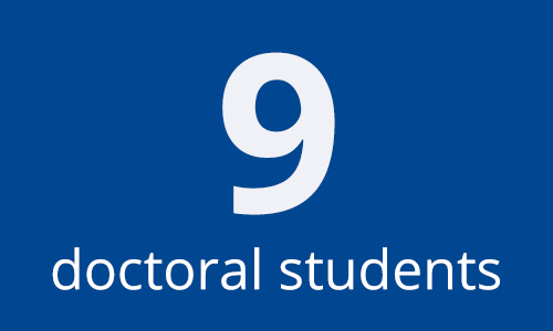 9 doctoral students